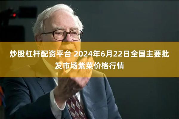 炒股杠杆配资平台 2024年6月22日全国主要批发市场紫菜价格行情