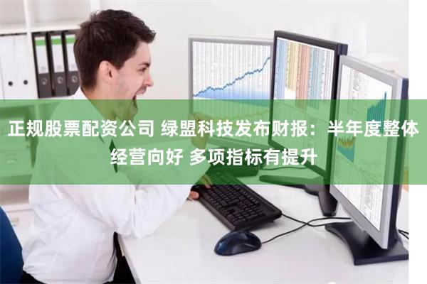 正规股票配资公司 绿盟科技发布财报：半年度整体经营向好 多项指标有提升