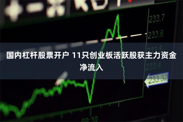 国内杠杆股票开户 11只创业板活跃股获主力资金净流入