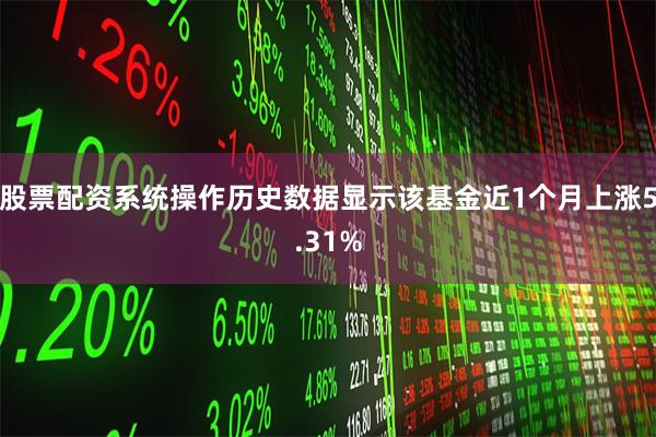 股票配资系统操作历史数据显示该基金近1个月上涨5.31%